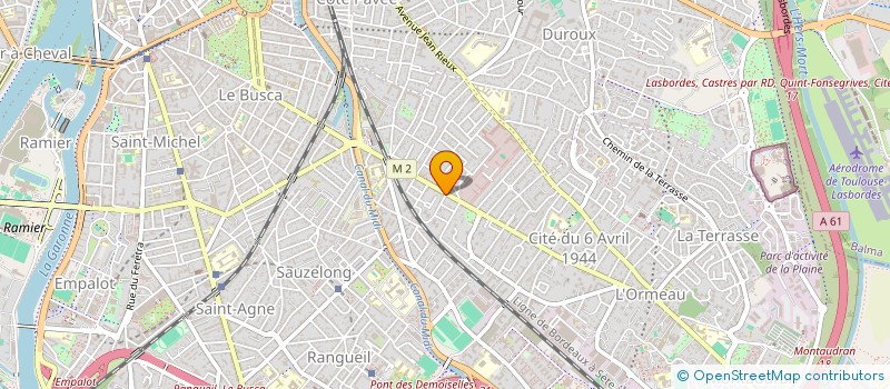 localisation de l'entreprise SOCIETE CIVILE PROFESSIONNELLE D'INFIRMIERS BAGHDADI - FRAISSE à TOULOUSE