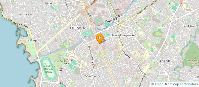 localisation de l'entreprise SOCIETE CIVILE PROFESSIONNELLE D'INFIRMIERS FLORIANE CANART ET AGATHE FABRE à MARSEILLE