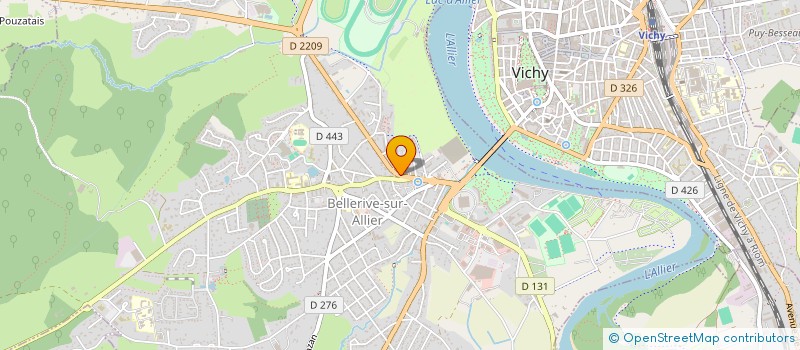 localisation de l'entreprise SOCIETE CIVILE PROFESSIONNELLE D'INFIRMIERS VAZQUEZ - MICHON à BELLERIVE-SUR-ALLIER