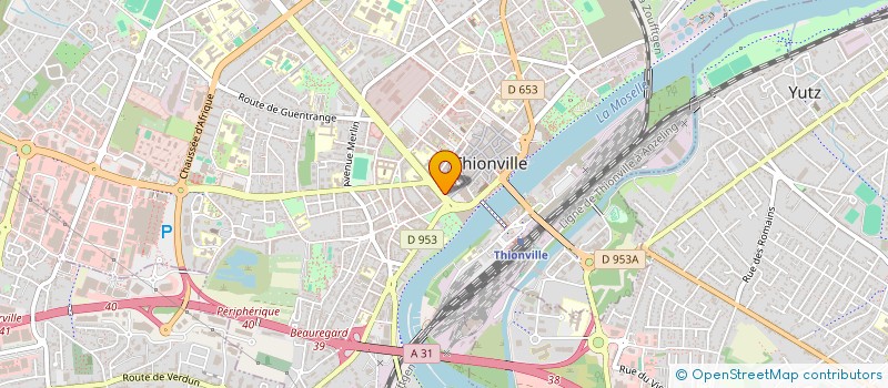 localisation de l'entreprise SOCIETE CIVILE PROFESSIONNELLE DE CHIRURGIE ORTHOPEDIQUE à THIONVILLE