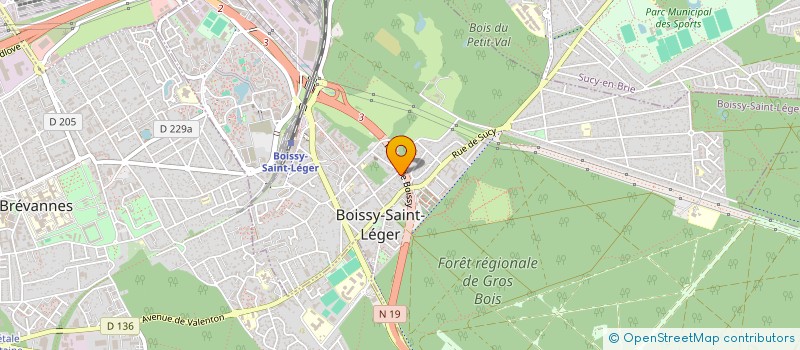 localisation de l'entreprise SOCIETE CIVILE PROFESSIONNELLE DE CHIRURGIENS-DENTISTES BACCAERT ET ASSOCIES à BOISSY-SAINT-LEGER