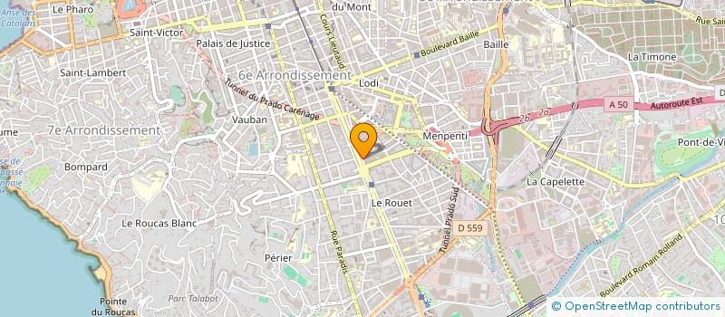 localisation de l'entreprise SOCIETE CIVILE PROFESSIONNELLE DE CHIRURGIENS DENTISTES DES DOCTEURS B. BUFFA-LOUISE ET ASSOCIES à MARSEILLE
