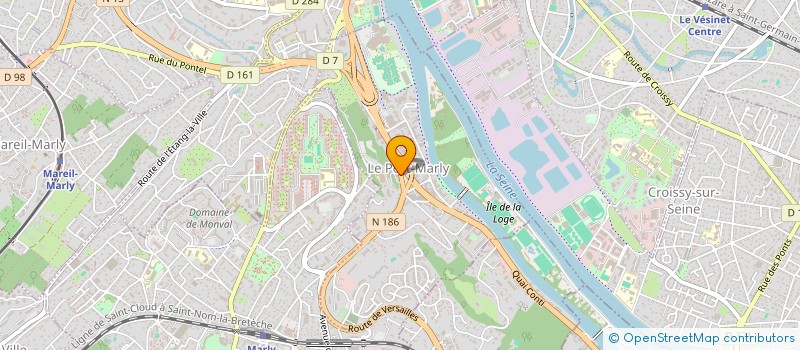 localisation de l'entreprise SOCIETE CIVILE PROFESSIONNELLE DE DIRECTEURS DE LABORATOIRES D'ANALYSES DE BIOLOGIE MEDICALE GILLETTE-CADENET-AMARA à LE PORT-MARLY