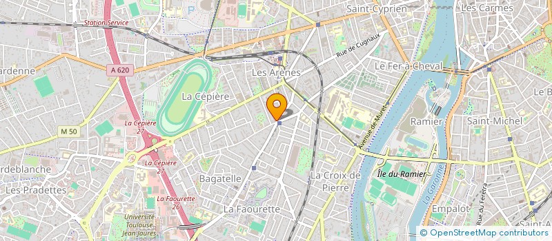 localisation de l'entreprise SOCIETE CIVILE PROFESSIONNELLE DE MASSEURS KINESITHERAPEUTES DENIS DUCOMMUN-BERTRAND ETCHECOPAR à TOULOUSE