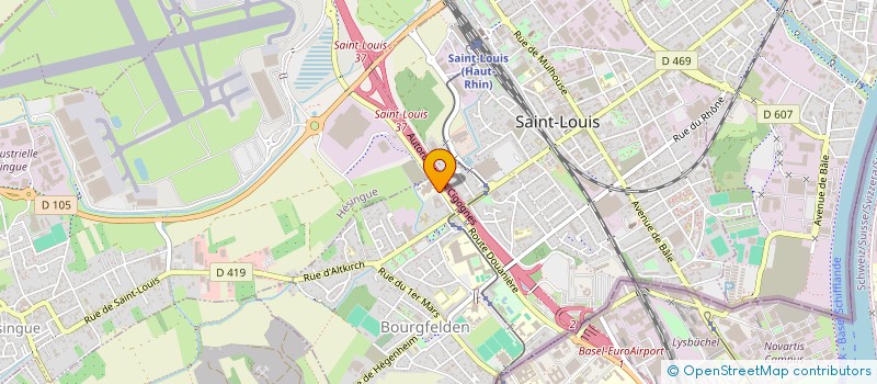 localisation de l'entreprise SOCIETE CIVILE PROFESSIONNELLE DE MEDECINS BECKER - LANGER - OLIVIERI - MIOSGA MEDECINS ANESTHESISTES - REANIMATEURS à SAINT-LOUIS