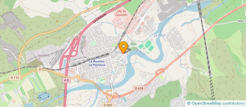 localisation de l'entreprise SOCIETE CIVILE PROFESSIONNELLE DE MEDECINS SEGONNE - ESCUDERO  LE BOULOU