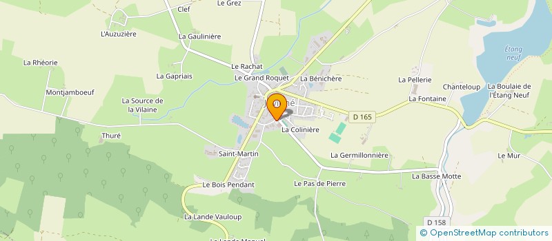 localisation de l'entreprise SOCIETE CIVILE PROFESSIONNELLE DE VETERINAIRES CORMIER-CHAPOTEL-PEROU à JUVIGNE