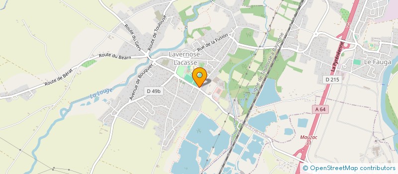 localisation de l'entreprise SOCIETE CIVILE PROFESSIONNELLE DE VETERINAIRES DOCTEURS BERGUES ET LAGUENS  LAVERNOSE-LACASSE