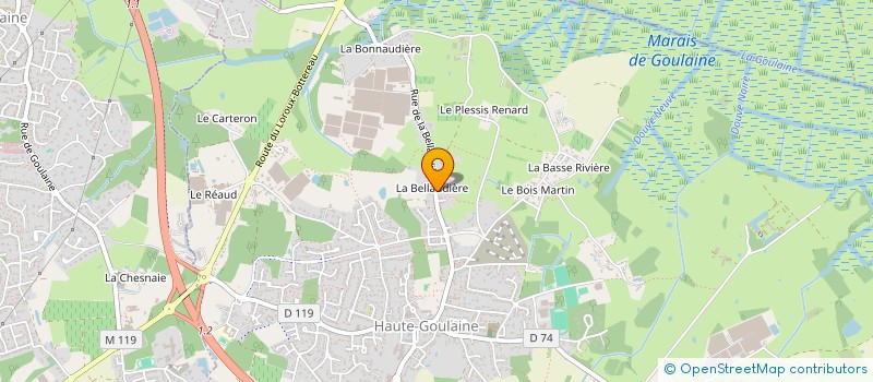 localisation de l'entreprise SOCIETE CIVILE PROFESSIONNELLE DE VETERINAIRES ESCOUFLAIRE - POL - EFIMOFF à HAUTE-GOULAINE