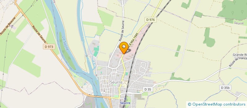localisation de l'entreprise SOCIETE CIVILE PROFESSIONNELLE DE VETERINAIRES PROUTEAU BLONDAUX à SEURRE