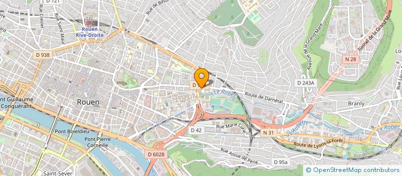 localisation de l'entreprise SOCIETE CIVILE PROFESSIONNELLE DES DOCTEURS LEROUX MERVEILLE DELASTRE KAEFFER à ROUEN