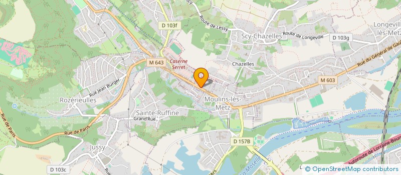 localisation de l'entreprise SOCIETE CIVILE PROFESSIONNELLE DES DOCTEURS STENGER BRUSTOLIN MAMET, CHIRURGIENS-DENTISTES  CHATEL-SAINT-GERMAIN