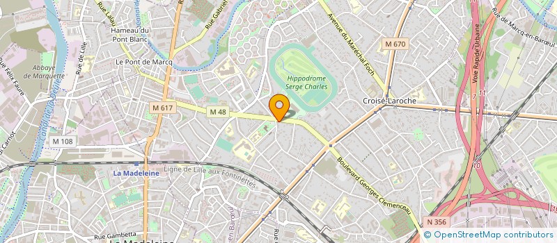 localisation de l'entreprise SOCIETE CIVILE PROFESSIONNELLE DES DOCTEURS VIGIER ET CHAUDAT à MARCQ-EN-BARŒUL