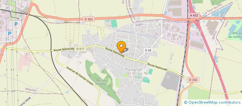 localisation de l'entreprise SOCIETE CIVILE PROFESSIONNELLE DES INFIRMIERES DE PUSIGNAN  PUSIGNAN