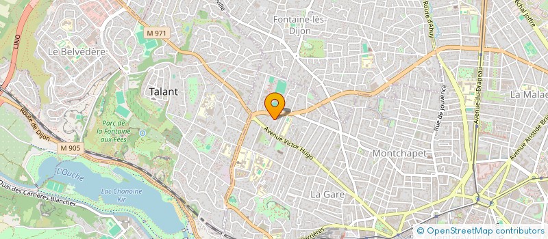 localisation de l'entreprise SOCIETE CIVILE PROFESSIONNELLE DES MASSEURS-KINESITHERAPEUTES IZAC ET GENSON à DIJON
