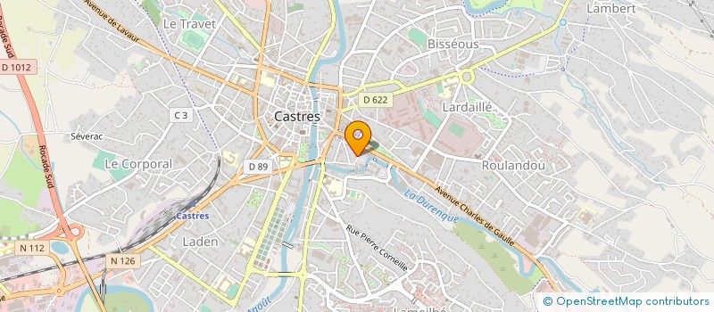 localisation de l'entreprise SOCIETE CIVILE PROFESSIONNELLE DU DOCTEUR HENRI-PAUL FABAS à CASTRES