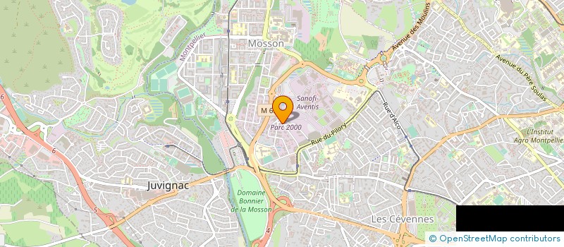 localisation de l'entreprise SOCIETE CIVILE PROFESSIONNELLE GILLES ARGELIES ET EMILY APOLLIS à MONTPELLIER