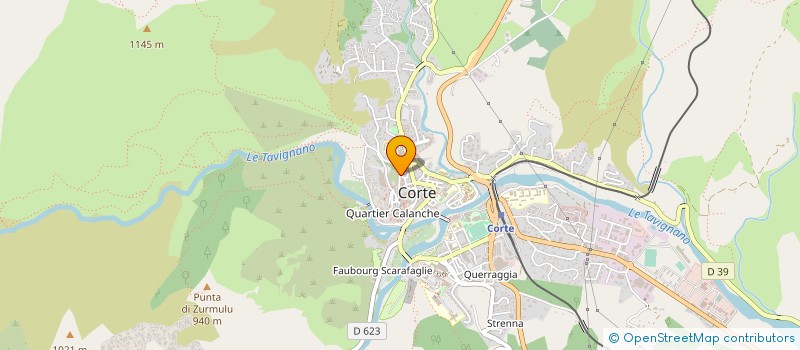 localisation de l'entreprise SOCIETE CIVILE PROFESSIONNELLE GIORGI - VINCENT à CORTE