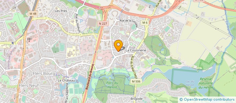 localisation de l'entreprise SOCIETE CIVILE PROFESSIONNELLE GUILLAUME MARTIN, MORGANE LE CORNEC ET GUILLAUME CHERANCE  VILLENEUVE-D'ASCQ