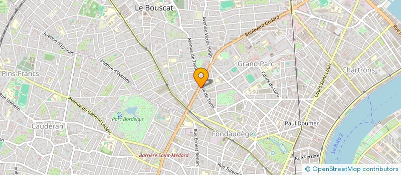 localisation de l'entreprise SOCIETE CIVILE PROFESSIONNELLE JEAN PAUL BAUDIN ET JESSICA BAUDIN HUISSIERS DE JUSTICE ASSOCIES TITULAIRE D'UN OFFICE D  BORDEAUX