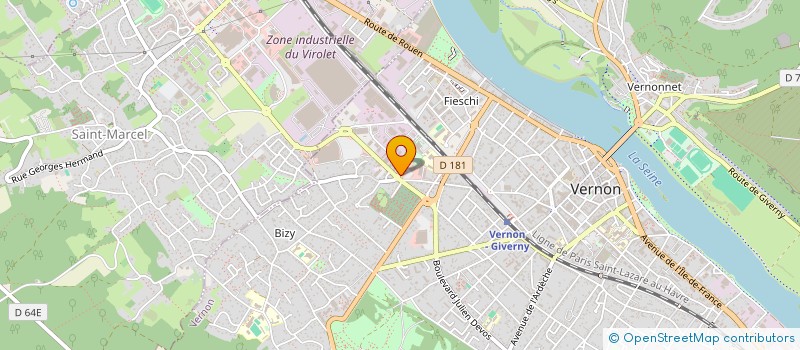 localisation de l'entreprise SOCIETE CIVILE PROFESSIONNELLE KINOS DE MASSEURS KINESITHERAPEUTES DZIARSKI / HARDY-HORCHOLLE / BLONDEL à SAINT-MARCEL