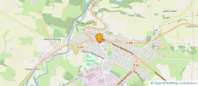 localisation de l'entreprise SOCIETE CIVILE PROFESSIONNELLE LEFRANCOIS-VALLEE DOCTEURS VETERINAIRES à DOMFRONT-EN-POIRAIE