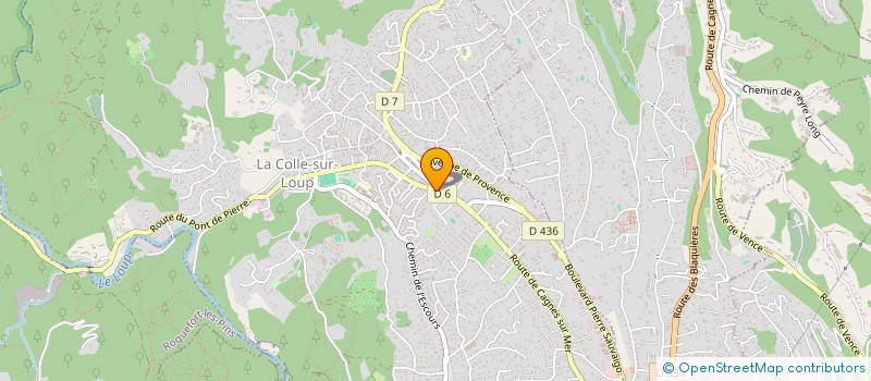 localisation de l'entreprise SOCIETE CIVILE PROFESSIONNELLE MADDENS-PERRAIS-CHABRIERE-DEHARENG à LA COLLE-SUR-LOUP