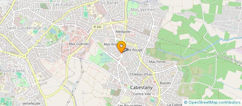 localisation de l'entreprise SOCIETE CIVILE PROFESSIONNELLE MEDICAP 66  CABESTANY