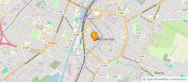 localisation de l'entreprise SOCIETE CIVILE PROFESSIONNELLE TIRY - DOUTRIAUX - MASSIN - BEAUMONT DITE ADNB à VALENCIENNES