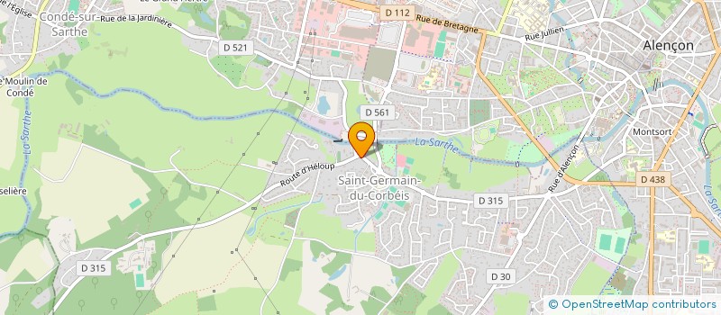 localisation de l'entreprise SOCIETE CIVILE PROFESSIONNELLE TRANSON-ZAMARRENO ET PELLEGRINI à SAINT-GERMAIN-DU-CORBEIS