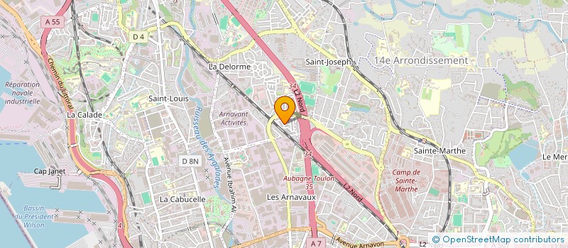 localisation de l'entreprise SOCIETE CIVILE PROFOSSIONNELLE D INFIRMIERS RAPHAEL ET CHABAUD INFIRMIERS DIPLOMES D ETAT à MARSEILLE 15EME
