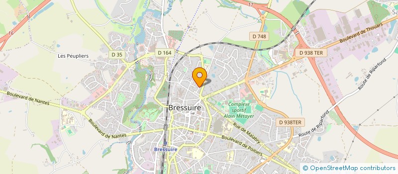 localisation de l'entreprise SOCIETE CIVILE PROUST  BRESSUIRE