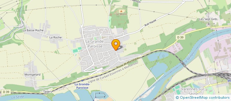 localisation de l'entreprise SOCIETE CIVILE PROVENAT  LA GRANDE-PAROISSE