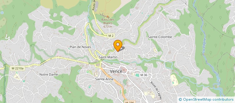 localisation de l'entreprise SOCIETE CIVILE PROVENCELISE à VENCE