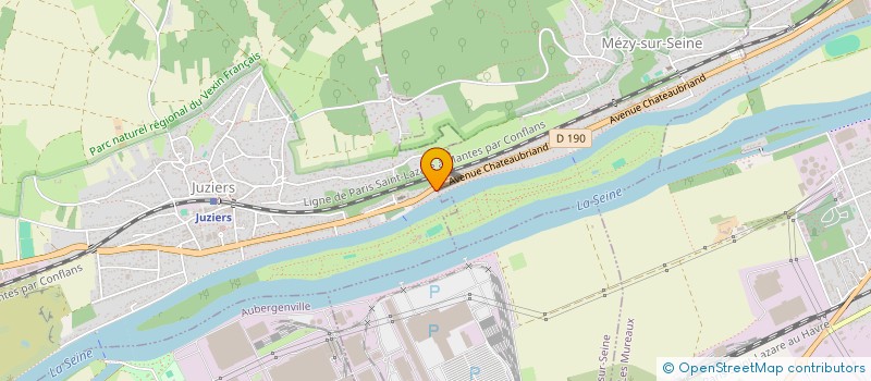 localisation de l'entreprise SOCIETE CIVILE R.N.P.  JUZIERS