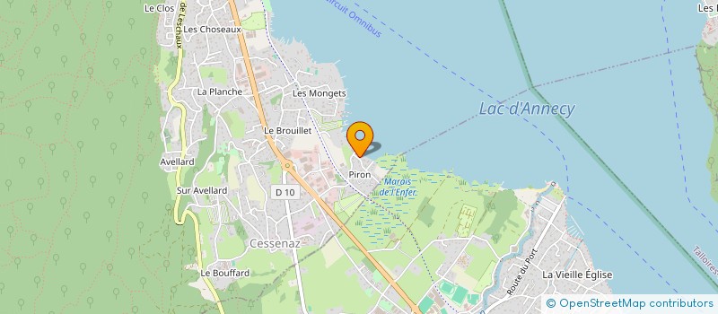 localisation de l'entreprise SOCIETE CIVILE R3A  SEVRIER