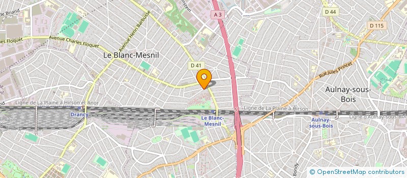 localisation de l'entreprise SOCIETE CIVILE RAJI à LE BLANC-MESNIL