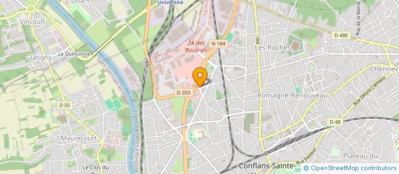 localisation de l'entreprise SOCIETE CIVILE RAMOND  CONFLANS-SAINTE-HONORINE