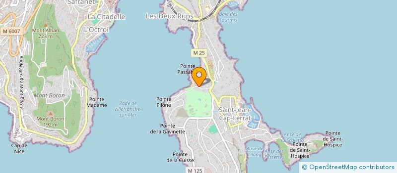 localisation de l'entreprise SOCIETE CIVILE REFU à SAINT-JEAN-CAP-FERRAT