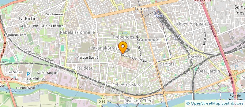 localisation de l'entreprise SOCIETE CIVILE REGENT  TOURS