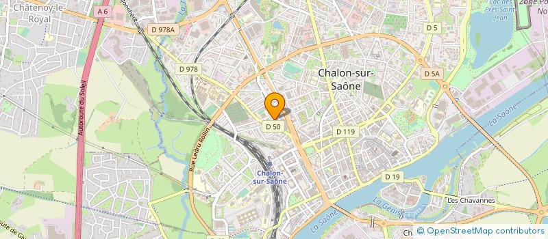 localisation de l'entreprise SOCIETE CIVILE RENARD ET BRIAND à CHALON-SUR-SAONE