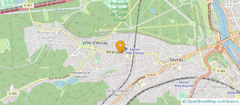 localisation de l'entreprise SOCIETE CIVILE RENE  VILLE-D'AVRAY