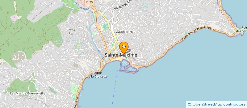 localisation de l'entreprise SOCIETE CIVILE RESIDENCE DELACROIX à SAINTE-MAXIME
