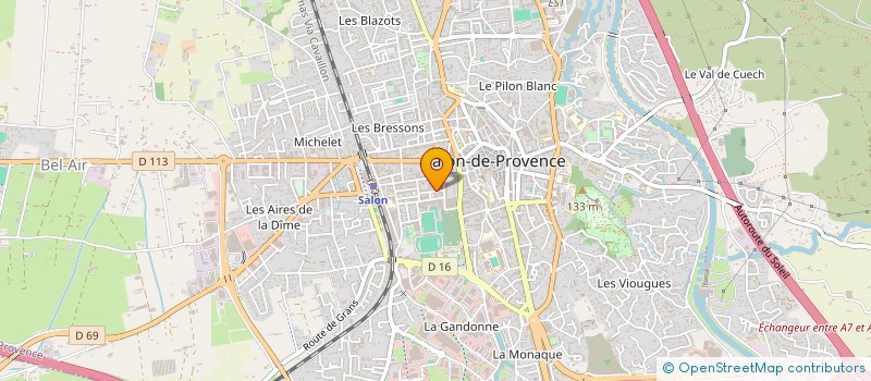 localisation de l'entreprise SOCIETE CIVILE RESIDENCE DU SQUARE  SALON-DE-PROVENCE