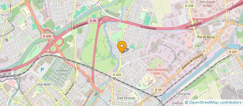 localisation de l'entreprise SOCIETE CIVILE RETHORE  ILLZACH