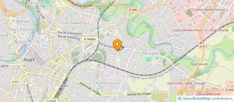 localisation de l'entreprise SOCIETE CIVILE RIMBA à NIORT