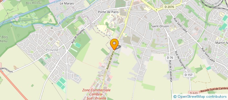 localisation de l'entreprise SOCIETE CIVILE RION à CAMBRAI