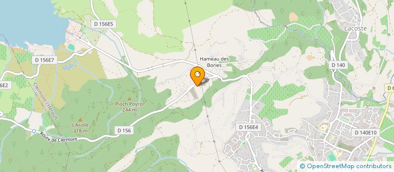 localisation de l'entreprise SOCIETE CIVILE RIVOLIE  CLERMONT-L'HERAULT