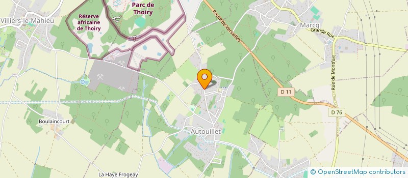 localisation de l'entreprise SOCIETE CIVILE RMB 78  AUTOUILLET