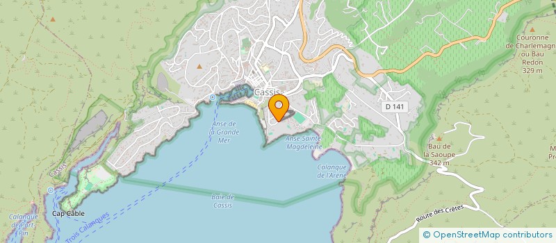 localisation de l'entreprise SOCIETE CIVILE RO.MA à CASSIS